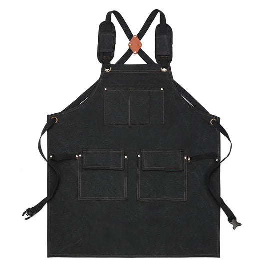 Yeewayveh Heavy Duty Work Apron for Men – 16Oz Canvas Woodworking Apron with 9 Tool Pockets, Adjustable Crossback Straps, Shop Apron for Carpenter Mechanic Foam Sprayer Sprayer Machine