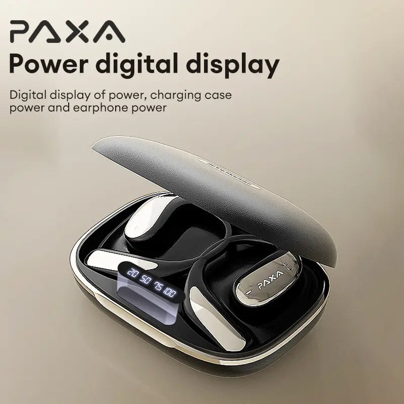 【Free Shipping】Paxa Vogbuds 5 Pro OWS Smart Voice Assistant Headset,Dynamic Stereo Sound Earbuds with ENC Call Noise Canceling Mic, Digital Battery Display