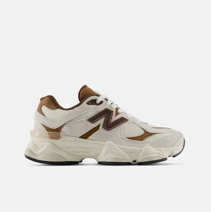 New Balance 9060 'Brown Sugar Latte' Youth-Woman’S Casual Sports Footwear, round Toe Lace-Up Solid Sneaker for Gym Running Walking