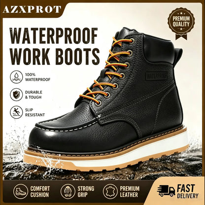 AZXPROT Men'S Boots Boots for Men Casual Boots Motorcycle Combat Ankle Dress Boots Mens