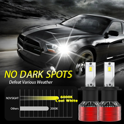 2Pcs Car Headlight H4 H7 LED H11 9005 9006 H1 Auto Bulbs 390W 129000LM Light Lamp 6000K 12V Led Headlight Bulbs