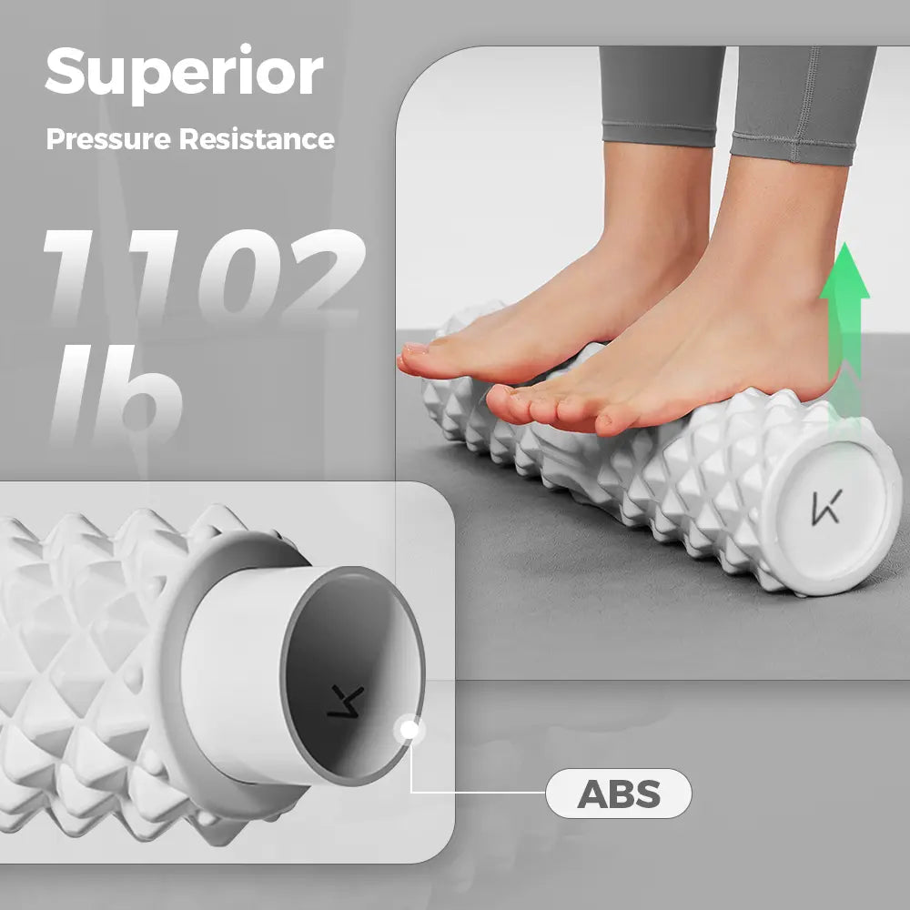 KEEP Foam Roller Set for Deep Tissue Muscle Massage, High Density Fitness Exercise Foam Roller, Massage Roller, Massage Ball, Resistance Band, for Whole Body