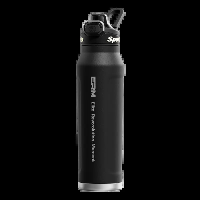 32/50Oz Vacuum Insulated Water Tumbler Bottle, Sturdy Beverage, Stylish,Portable & Leak-Proof, 2-In-1 Straw Lid, 12H Hot & 24H Cold, Stainless Steel Sports Drinkware for Gym, Office & Outdoor Enthusiasts