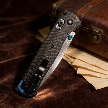 Outdoor Multifunctional EDC Pocket Knife with a Large Damascus Blade, Carbon Fiber High-Hardness Handle, Fishing Carry Knife, Outdoor Picnic Knife, Handmade Kitchen Fruit Knife