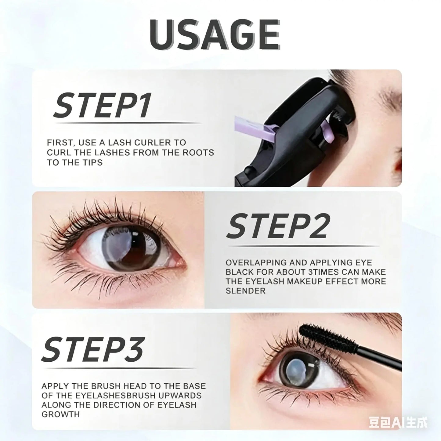 GECOMO Extensionist Mascara – Lengthening, Curling & Volumizing Mascara for Fluffy, Clump-Free Lashes, Lightweight Formula, Smudge-Proof & Anti-Staining, No Spider Lashes, Cruelty-Free & Paraben-Free Eye Makeup, Perfect Gift for Holidays & Mother'S Day