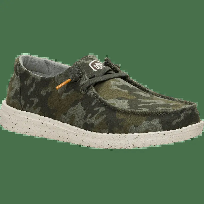 HEYDUDE Wendy Stretch Jersey Camo - Comfortable Slip on Shoes for Women
