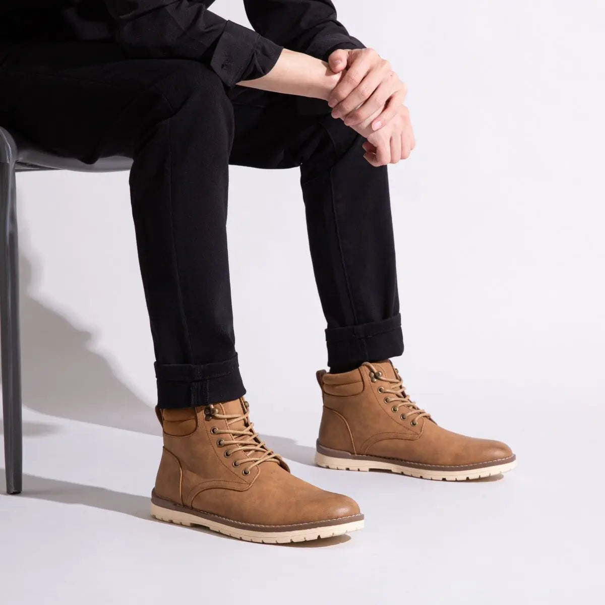 Summervibes Men'S Hiking Boots Waterproof Casual Chukka Boots for Men