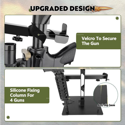 Heavy Duty Tactical Gear Stand Helmet Vest Belt Display Rack, All-Steel Adjustable Tactical Vest Hanger, Hold up to 70 Lbs, Silicone Base