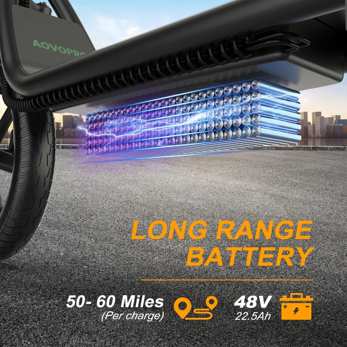 48V Dual Battery Foldable Electric Scooter with Seat, Rear Storage Box, 750W Peak Power, 22MPH Fast Speed, 21-27 Mi Range, 14" Anti-Slip Inflatable Tires, Dual Brake System, 51Lbs Lightweight, 265Lbs Max Load, Waterproof LED Headlamp