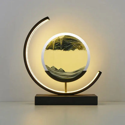 Customizable 2024 LED 3D Hourglass Decoration SLBJ1820