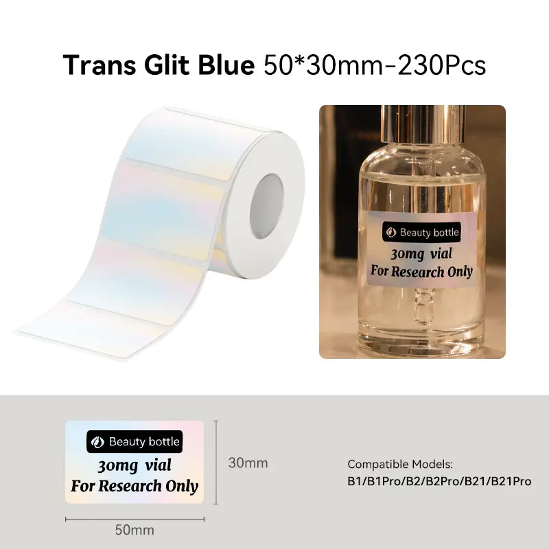 NIIMBOT Labels for B-Series Thermal Label Printer, Thermal Label Tape for Marson Jar/Bakery/Grocery/Barcode/Return Address/Small Business,Back to School,Back to School Haul