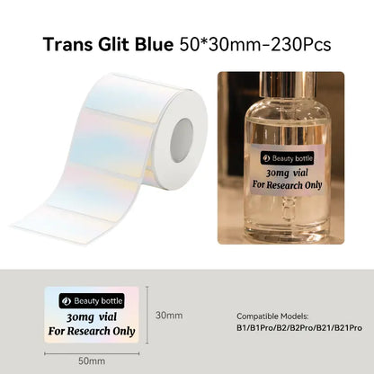 NIIMBOT Labels for B-Series Thermal Label Printer, Thermal Label Tape for Marson Jar/Bakery/Grocery/Barcode/Return Address/Small Business,Back to School,Back to School Haul