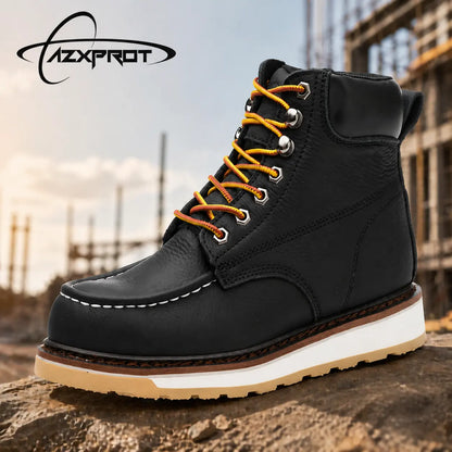 AZXPROT Men'S Boots Boots for Men Casual Boots Motorcycle Combat Ankle Dress Boots Mens
