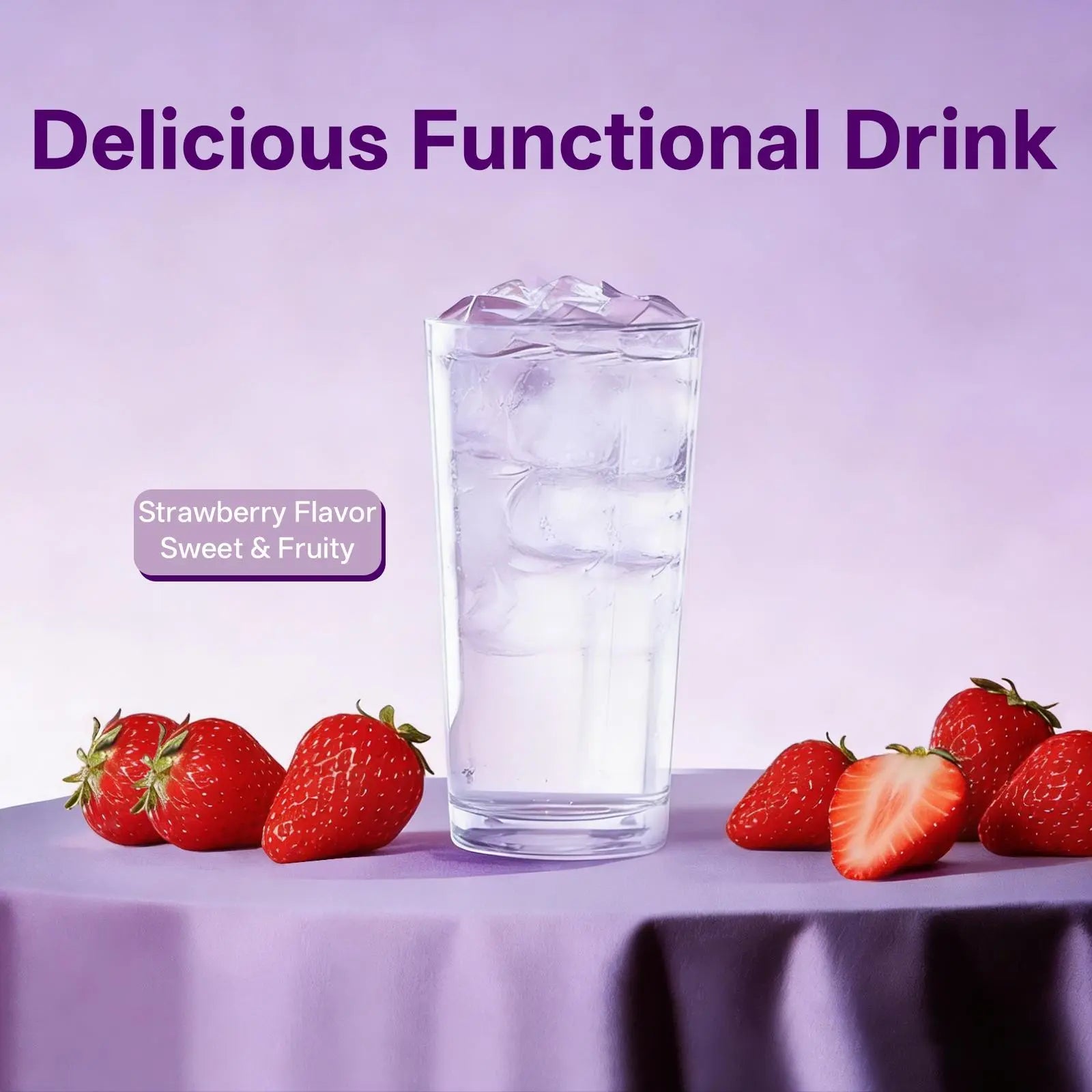Lifefriend Hormone Balance Drink Mix for Women – Inositol Powder Strawberry Flavor Drink with 2000Mg Myo-Inositol + D-Chiro 40:1 Ratio, Vitamin D, Folate, Cycle Support, Energy & Mood