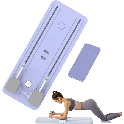 A1 Pilates Board with Yoga Socks - Pilates Equipment Set, Multifunctional Foldable Home Pilates Board, 5-In-1 Pilates Skateboard，Summer Wins Summerwins
