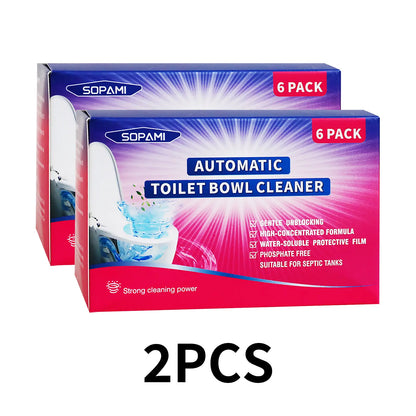 SOPAMI Dual-Color Toilet Bowl Cleaner - 2-In-1 Clean & Deodorize
