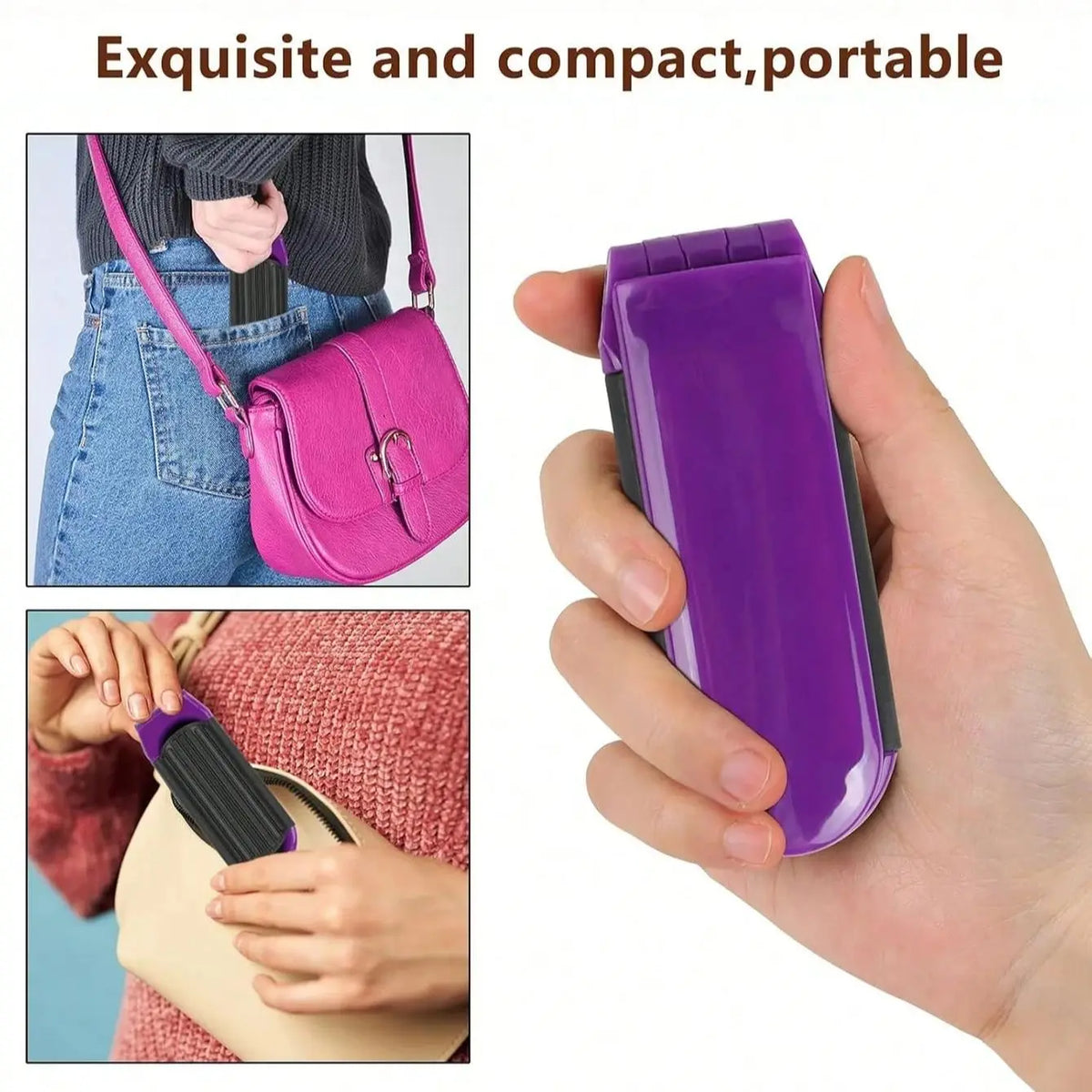 2 in 1 Mini Hair Brush Folding Massage Comb Head Massage Anti-Static Portable Hair Combs Mirror Air Cushion Scalp Massage Comb
