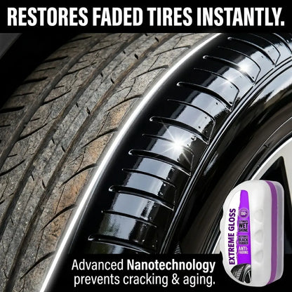 Tire Gloss Protectant, High-End, Long-Lasting, Durable Tires Shine Wax, Maintenance Coating, Keeps Tires Shiny over Time