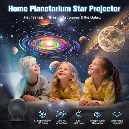 13-In-1 Galaxy Planetarium Projector, Starry Night Nebula Light, Home Ambiance Electronics Projector Lamp