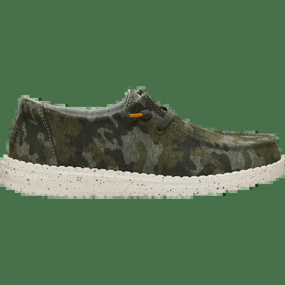 HEYDUDE Wendy Stretch Jersey Camo - Comfortable Slip on Shoes for Women