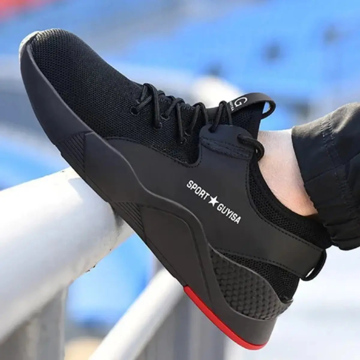 Steel Toe Shoes Kevlar Fiber Safety Shoes for Men Breathable Work Shoes Hiking Climbing Shoes Labor Shoes anti Collision Shoes plus Size