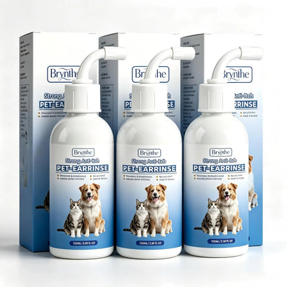 Gentle Pet Ear Wash | Odor-Free Cleaning for Dogs & Cats