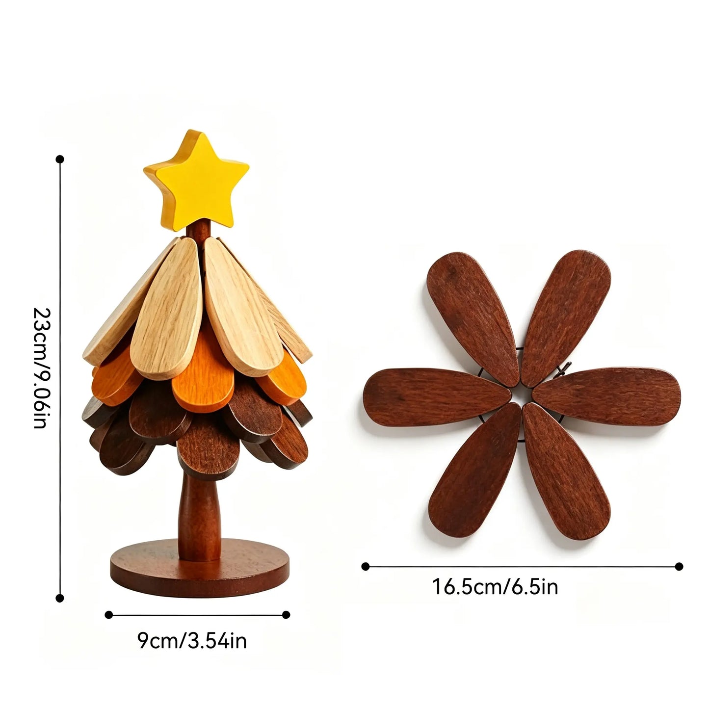 [Dealsforyoudays] Sturdy Solid Wood Kitchen Coasters, Heat Insulation Mats for Mugs & Tableware, Rustic Table Decor, Ideal Festival Gift