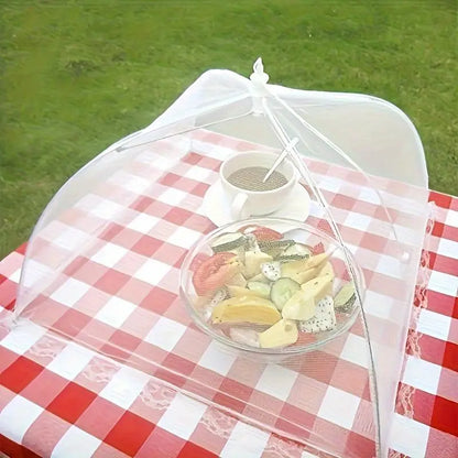 Foldable Mesh Food Cover, Lightweight Portable Food Tent, Picnic Supplies, Ideal for Outdoor Picnics, Bbqs & Parties, Covers for Food Containers, Hygiene