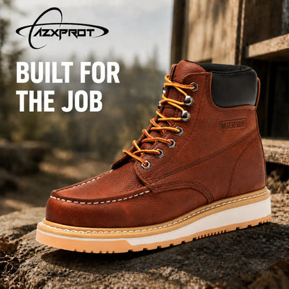 AZXPROT Men'S Boots Boots for Men Casual Boots Motorcycle Combat Ankle Dress Boots Mens