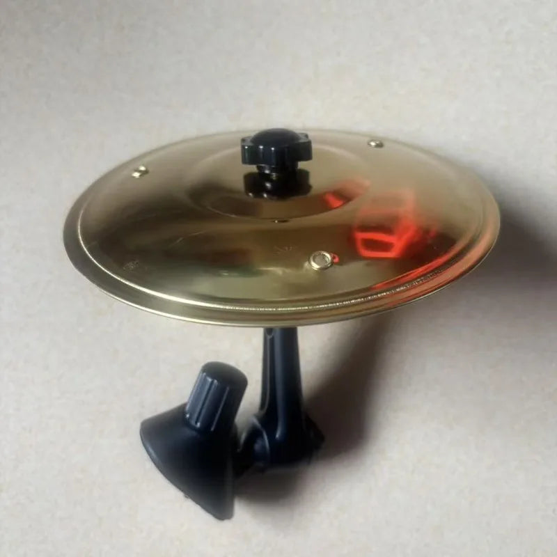 Clip-On Mini Air Vent Musical Drum, Alloy Saucer Car Car Dashboard Cymbal Air Outlet Stainless Steel Drum Cymbal Easy to Install