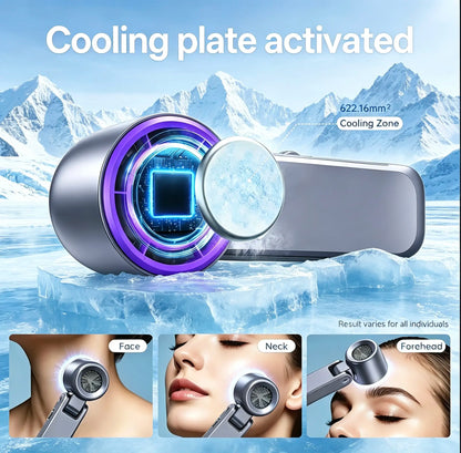 4-In-1 Portable Handheld Turbo Fan, 21,000 RPM Powerful Airflow, 12H Runtime, Digital Display, 120° Foldable Personal Mini Desk Fan for Travel, Home, and Office Summerwins