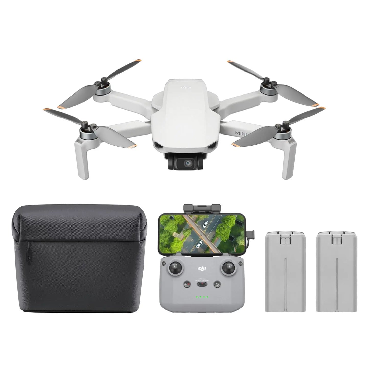 DJI Mini 4K, Drone with 4K UHD Camera for Adults, under 249 G, 3-Axis Gimbal Stabilization, 10Km Video Transmission, Auto Return, Wind Resistance, 1 Battery for 31-Min Max Flight Time