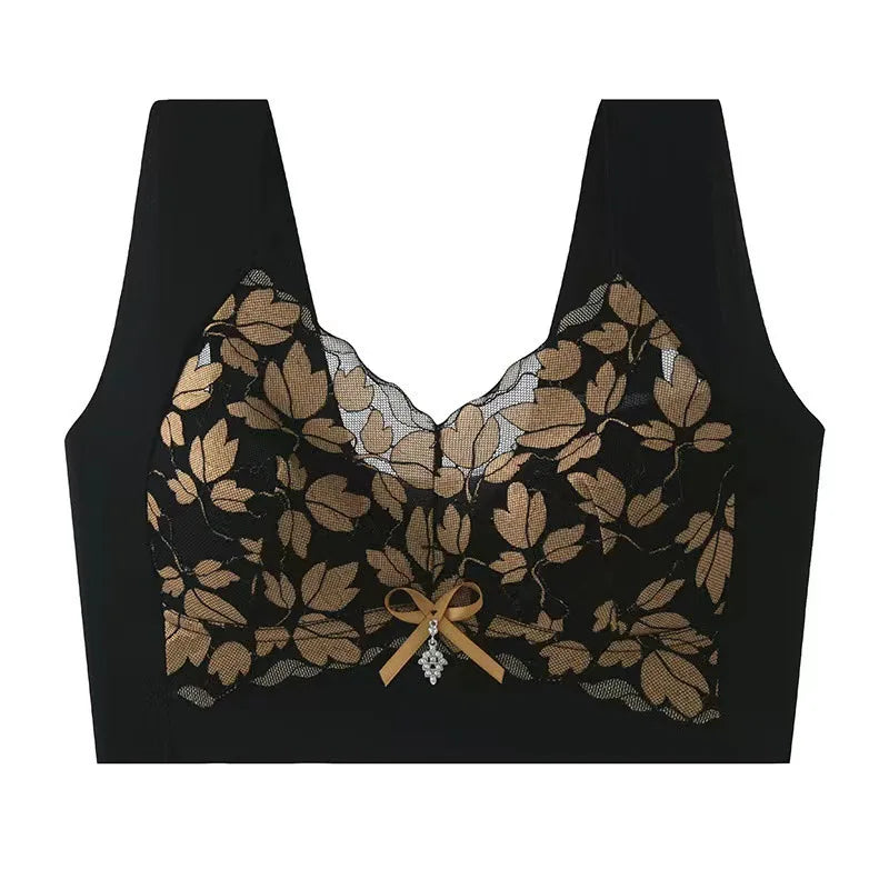 Women'S Seamless Push up Bras Lace Wireless Sexy Lingerie Bra Anti-Sagging Underwear Comfortable Breathable Bra