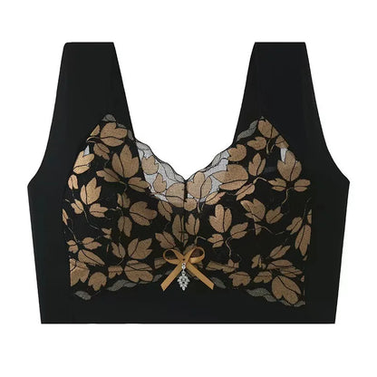 Women'S Seamless Push up Bras Lace Wireless Sexy Lingerie Bra Anti-Sagging Underwear Comfortable Breathable Bra