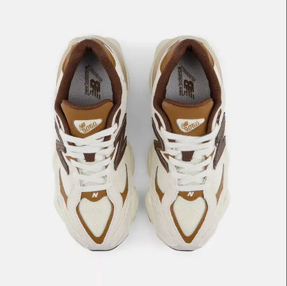 New Balance 9060 'Brown Sugar Latte' Youth-Woman’S Casual Sports Footwear, round Toe Lace-Up Solid Sneaker for Gym Running Walking