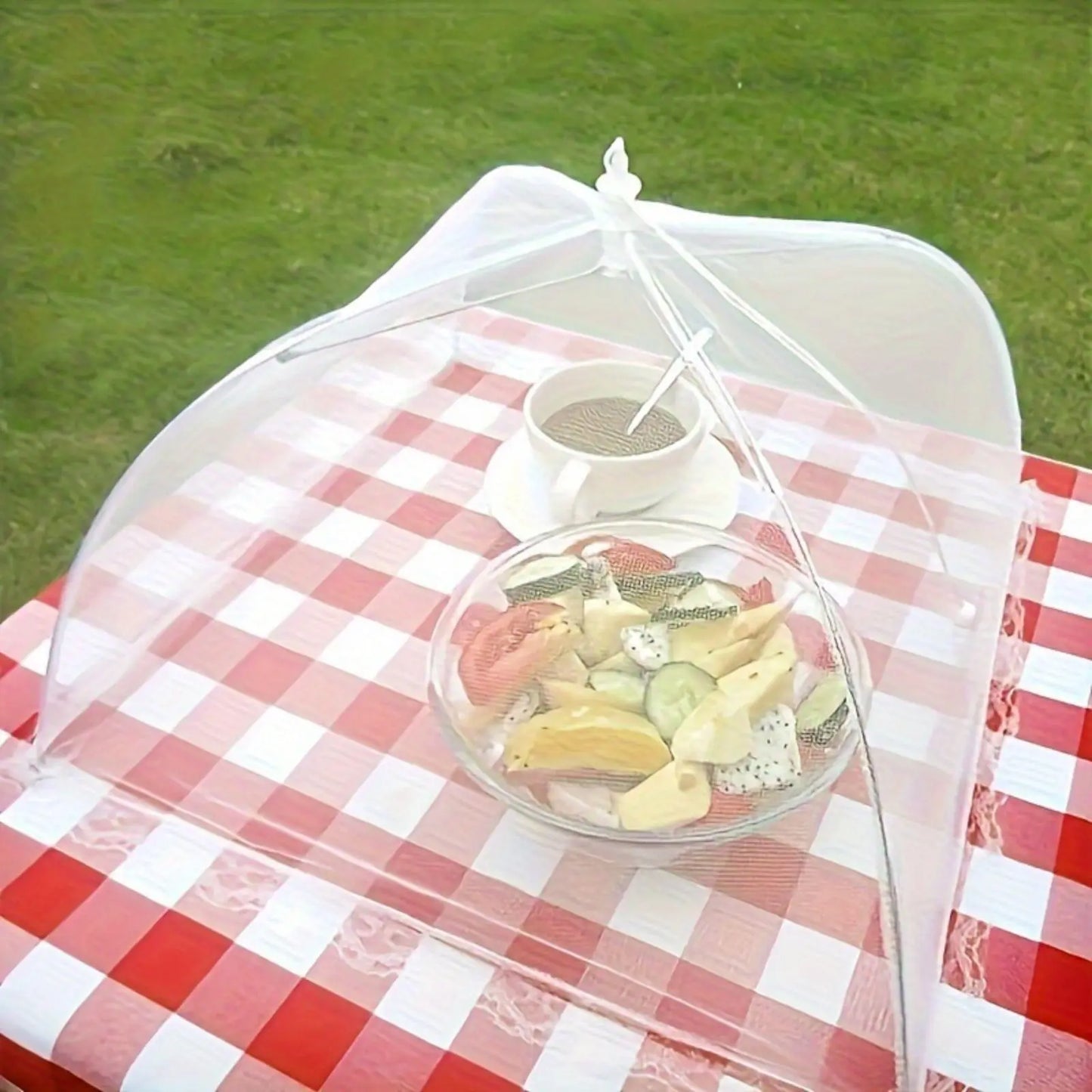 Foldable Mesh Food Cover, Lightweight Portable Food Tent, Picnic Supplies, Ideal for Outdoor Picnics, Bbqs & Parties, Covers for Food Containers, Hygiene