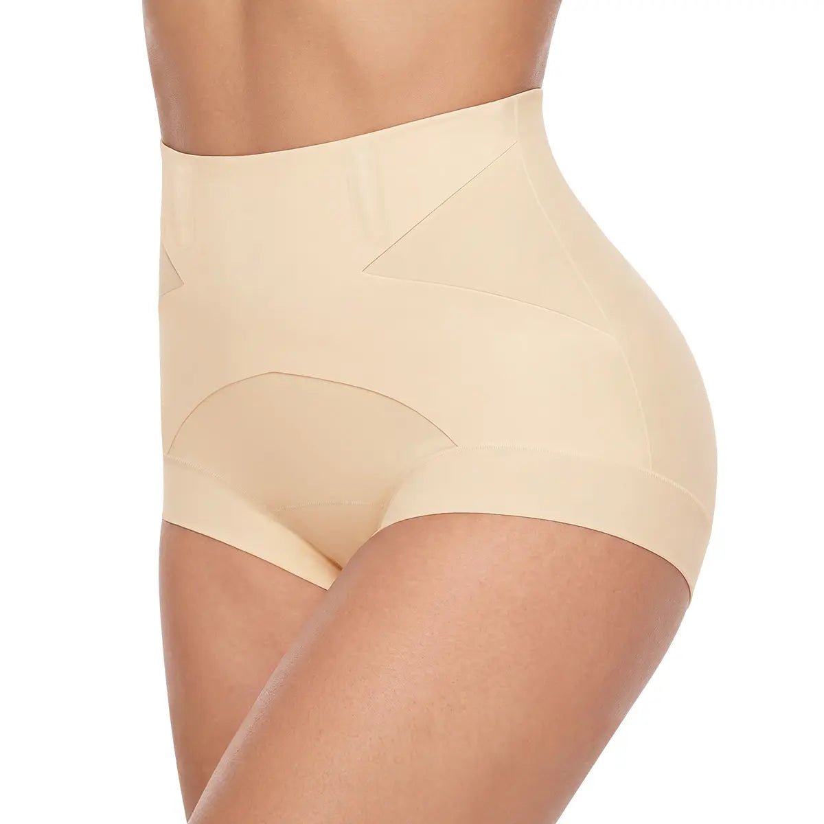Morelect 1/3/4 Pcs Women'S High Waist Panties, Front Crisscross Design with Gentle Shaping Effect, Breathable Lightweight for Daily Comfort, Stay-Put Boned Waistband, Everyday Soft Briefs.
