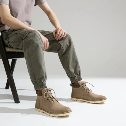 Summervibes Men'S Hiking Boots Waterproof Casual Chukka Boots for Men