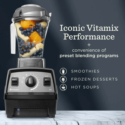 Vitamix Propel Series 510 Blender, 48 Oz Self-Cleaning Container, Stainless-Steel Blades, 3 Blending Programs for Smoothies, White