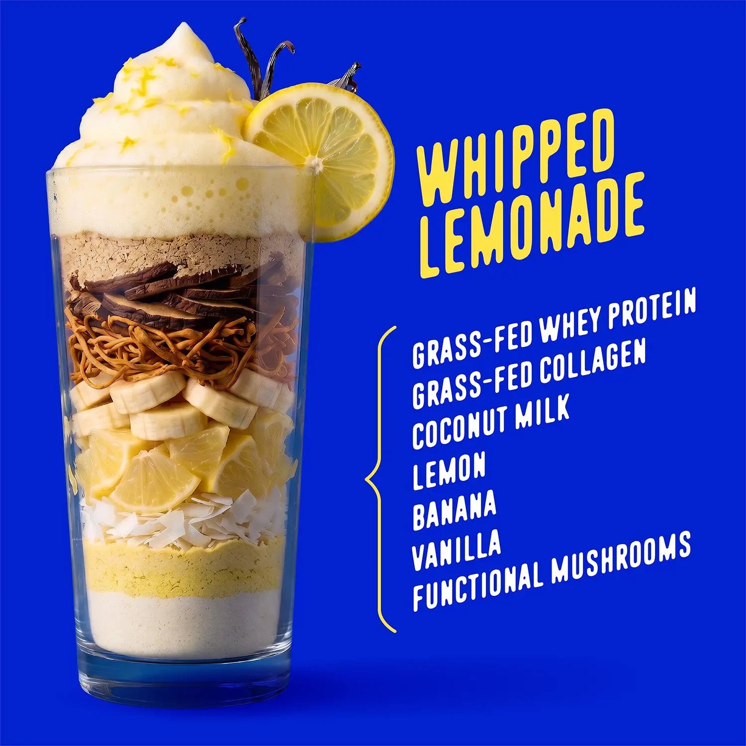 Whipped Lemonade Protein Smoothie by Flavcity Weight Watchers
