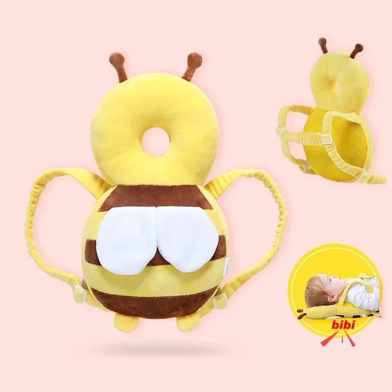 Baby Head Protector Backpack Pillow for Kids 1-3 Y Toddler Children Soft PP Cotton Protective Cushion Cartoon Security Pillows