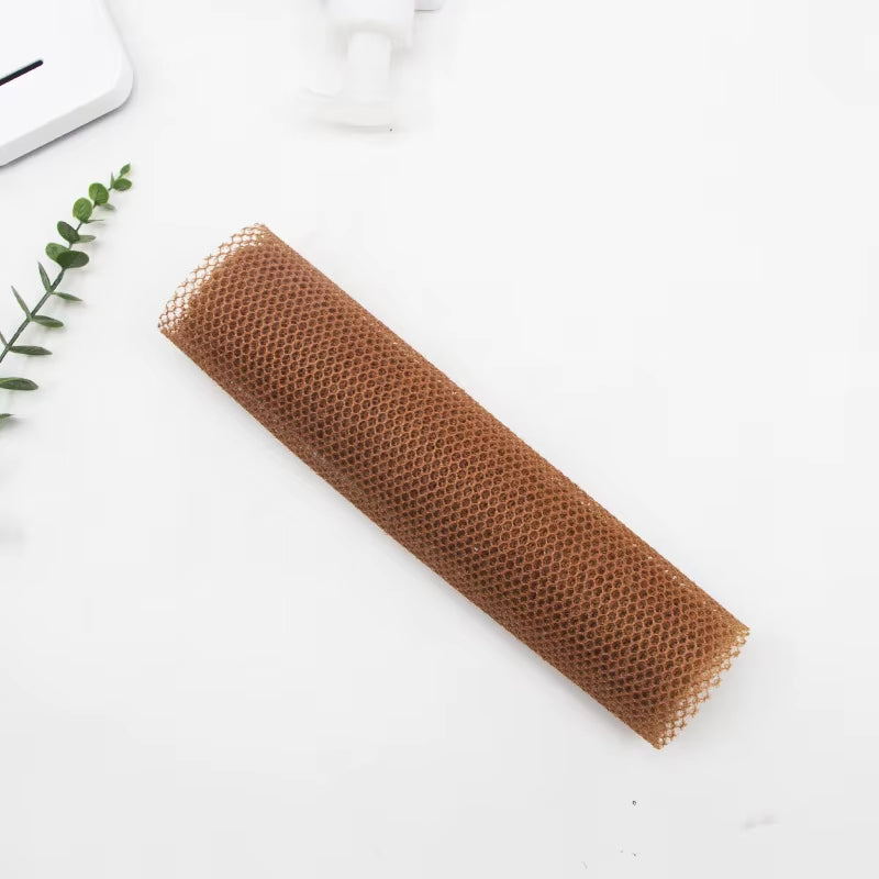 Mesh African Net Bath Sponge Water-Absorbent Long Strip Shower Scrubber Quick Foaming Lightweight Exfoliating Bath Towel