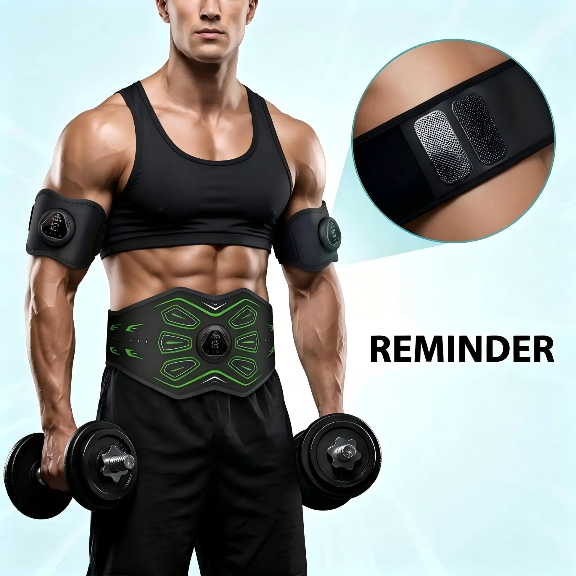2026 New Model Abdominal and Arm Strength Training Device: 6 Modes, 18 Intensity Levels; a Powerful Aid for Ab Workouts and Arm/Abs Muscle Contraction and Relaxation; Ab Workout + Arm Exercise Set
