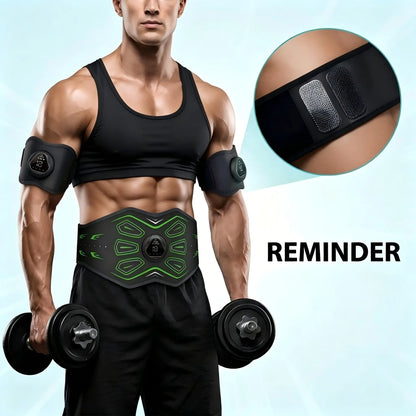 2026 New Model Abdominal and Arm Strength Training Device: 6 Modes, 18 Intensity Levels; a Powerful Aid for Ab Workouts and Arm/Abs Muscle Contraction and Relaxation; Ab Workout + Arm Exercise Set