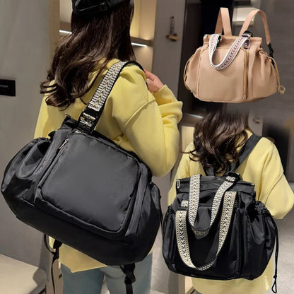 3-In-1 Mommy Bag Baby Diaper Bags Multifunctional Women'S Tote Backpack Travel Duffel Airport Bags Foldable Gym Bag