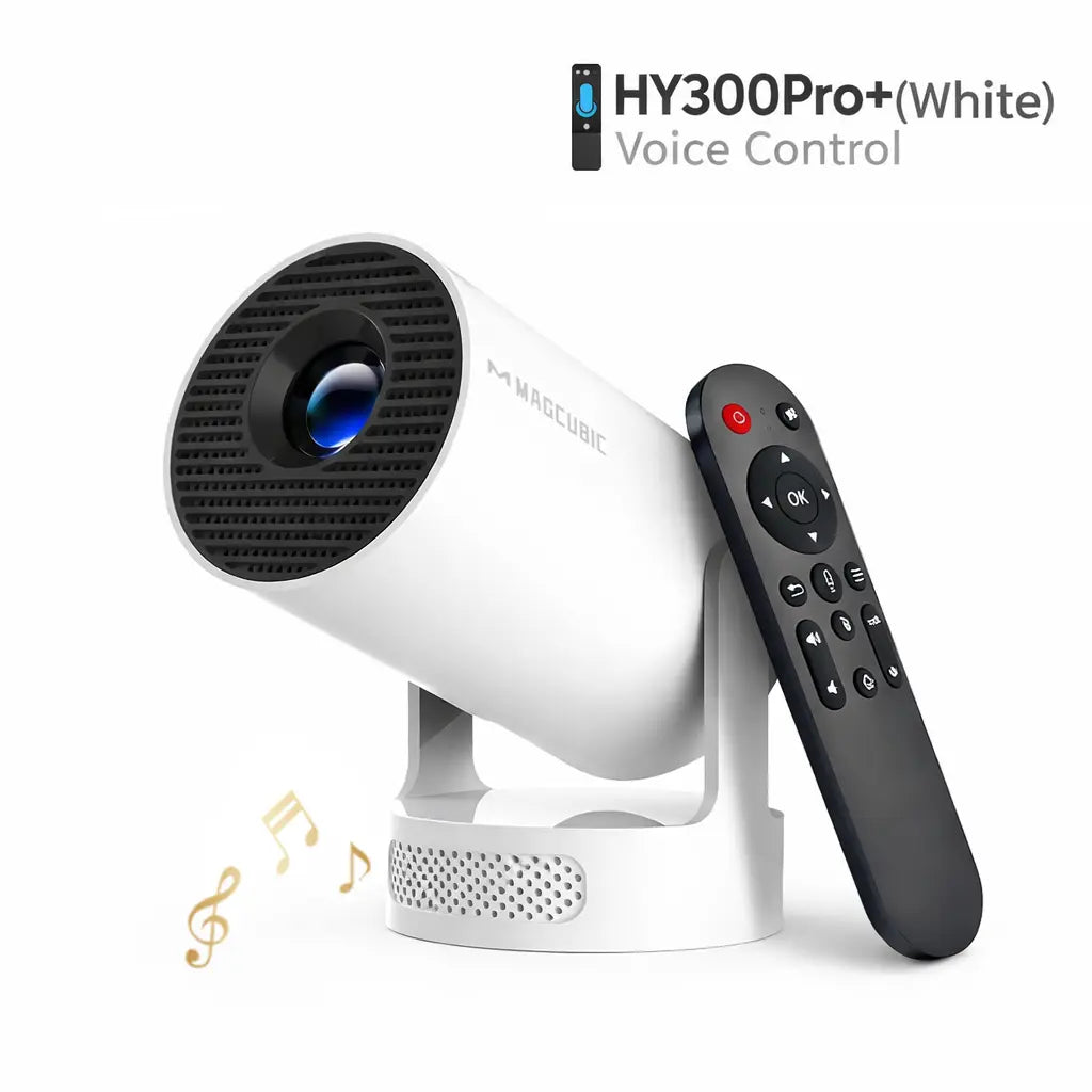 [US Warehouse] Magcubic Hy300Pro+ 290ANSI Projector Android 14 BT5.4 WIFI6 8K 4K Decode Native 1280*720P 0.8:1 Throw Ratio Built-In Speaker & Appstore Allwinner H726 Home Cinema Mini Smart Portable Upgraded Hy300Pro #Tiktokshopbacktoschool