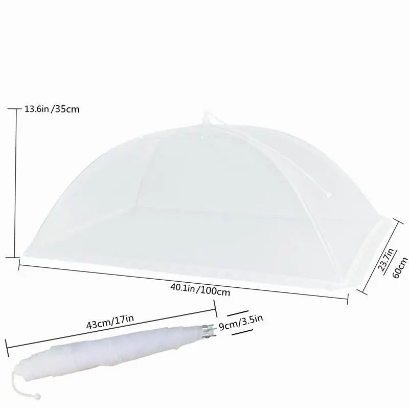 Foldable Mesh Food Cover, Lightweight Portable Food Tent, Picnic Supplies, Ideal for Outdoor Picnics, Bbqs & Parties, Covers for Food Containers, Hygiene