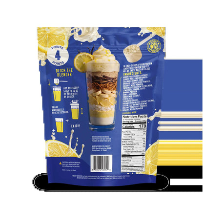 Whipped Lemonade Protein Smoothie by Flavcity Weight Watchers