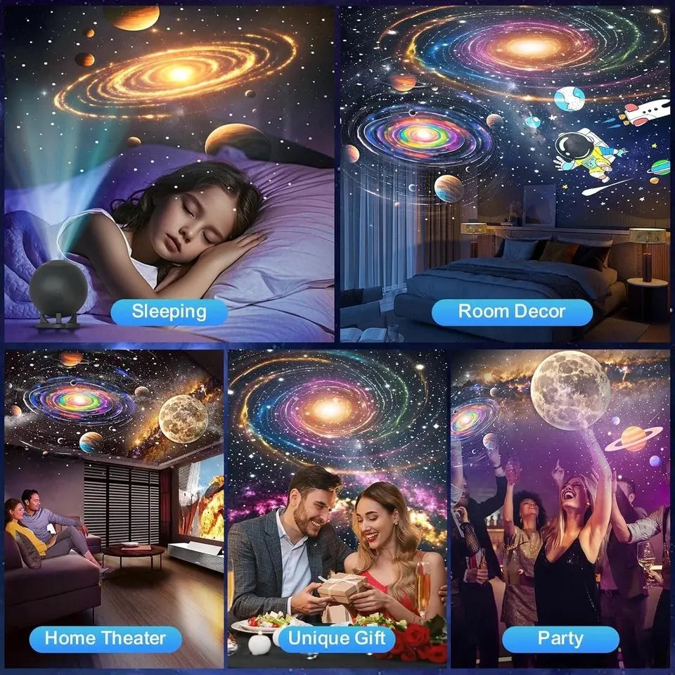 13-In-1 Galaxy Planetarium Projector, Starry Night Nebula Light, Home Ambiance Electronics Projector Lamp