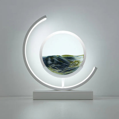 Customizable 2024 LED 3D Hourglass Decoration SLBJ1820